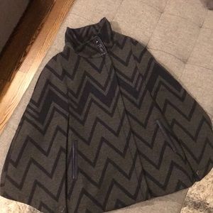 Rare Woven Chevron Cape!